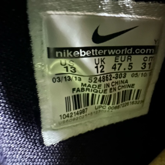 Nike Hyperposite Sz 13 - Picture 4 of 6